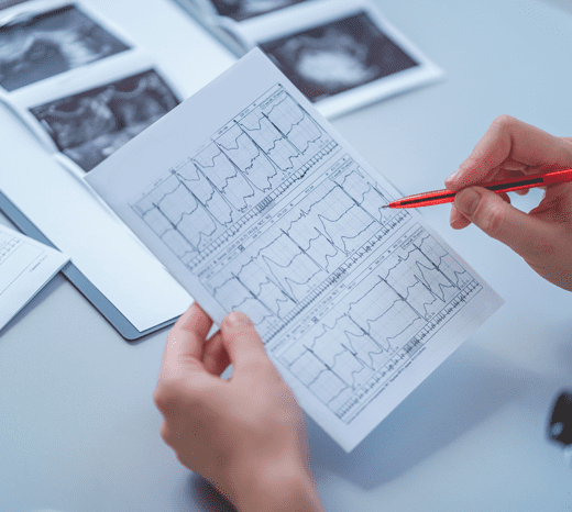 2D Echo and ECG